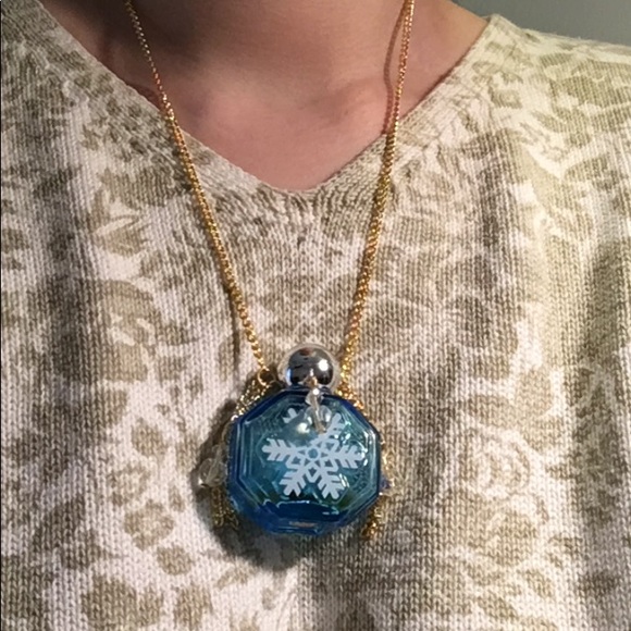 Hand Crafted Jewelry - REWORKING! Odyssey snow fantasy decanter necklace BOGO